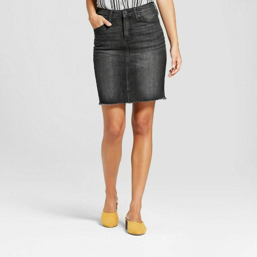 Universal Thread denim/jean cut off skirt